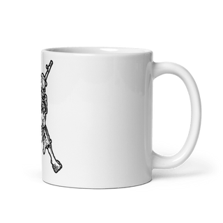 40th Military Police 36326836 White Glossy Mug - Small