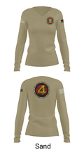 9th Engineer Support Battalion 95542880 Women's Long Sleeve V-neck Shirt - 97