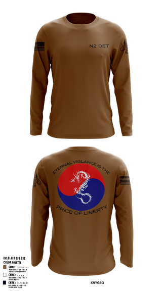Long Sleeve Performance Shirt, CNFK DET CHINHAE, Navy, Teamtime, Team time, sublimation, custom sports apparel, team uniforms, spirit wear, spiritwear, sports uniforms, custom shirts, team store, custom team store, fundraiser sports, apparel fundraiser