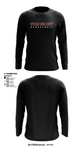 Long Sleeve Performance Shirt, Utah Select Basketball, Cheer, Teamtime, Team time, sublimation, custom sports apparel, team uniforms, spirit wear, spiritwear, sports uniforms, custom shirts, team store, custom team store, fundraiser sports, apparel fundraiser