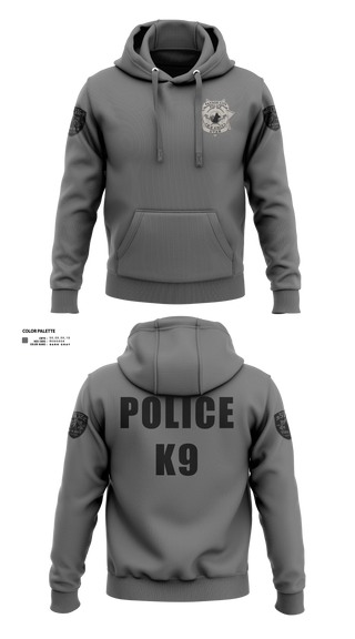 Hoodie, K9, Police, Teamtime, Team time, sublimation, custom sports apparel, team uniforms, spirit wear, spiritwear, sports uniforms, custom shirts, team store, custom team store, fundraiser sports, apparel fundraiser