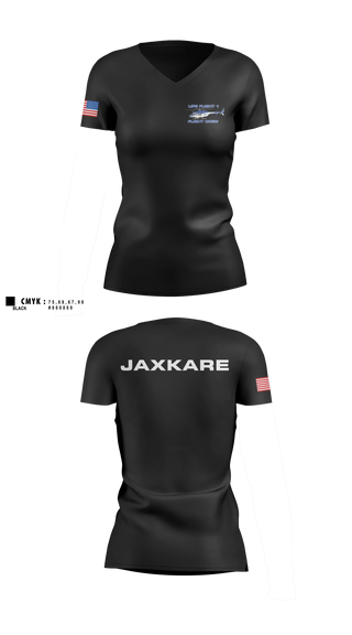 Womens Short Sleeve Vneck Shirt, JaxCare, EMS/EMT, Teamtime, Team time, sublimation, custom sports apparel, team uniforms, spirit wear, spiritwear, sports uniforms, custom shirts, team store, custom team store, fundraiser sports, apparel fundraiser