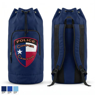 Gear Bag, Copper Canyon Police Department, Police, Teamtime, Team time, sublimation, custom sports apparel, team uniforms, spirit wear, spiritwear, sports uniforms, custom shirts, team store, custom team store, fundraiser sports, apparel fundraiser