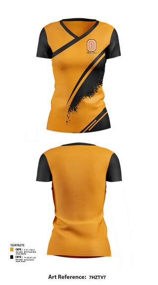 Womens Short Sleeve Vneck Shirt, Ogden High School Cheer, Cheer, Teamtime, Team time, sublimation, custom sports apparel, team uniforms, spirit wear, spiritwear, sports uniforms, custom shirts, team store, custom team store, fundraiser sports, apparel fundraiser