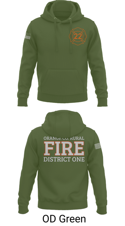 Orange County Rural District 1 Fire Department 66539276 Hoodie - 58