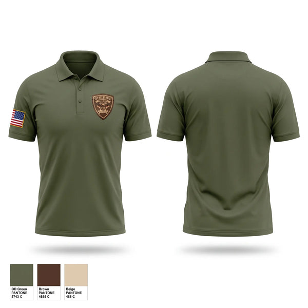 Short Sleeve Performance Polo, Fannin county court services, Police, Teamtime, Team time, sublimation, custom sports apparel, team uniforms, spirit wear, spiritwear, sports uniforms, custom shirts, team store, custom team store, fundraiser sports, apparel fundraiser