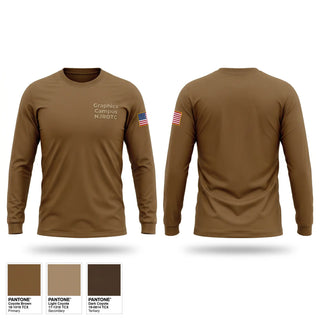 Long Sleeve Performance Shirt, Graphics Campus NJROTC, Navy, Teamtime, Team time, sublimation, custom sports apparel, team uniforms, spirit wear, spiritwear, sports uniforms, custom shirts, team store, custom team store, fundraiser sports, apparel fundraiser