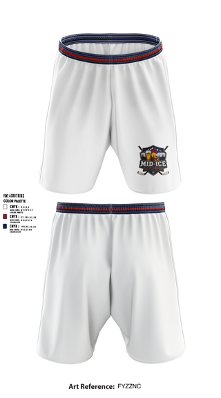 Athletic Shorts With Pockets, Mid-Ice Crisis, Ice Hockey, Teamtime, Team time, sublimation, custom sports apparel, team uniforms, spirit wear, spiritwear, sports uniforms, custom shirts, team store, custom team store, fundraiser sports, apparel fundraiser