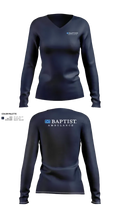 Baptist EMS 61586035 Women's Long Sleeve V-neck Shirt - 30