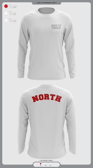 Long Sleeve Performance Shirt, North Attleborough High School Cheer, Cheer, Teamtime, Team time, sublimation, custom sports apparel, team uniforms, spirit wear, spiritwear, sports uniforms, custom shirts, team store, custom team store, fundraiser sports, apparel fundraiser