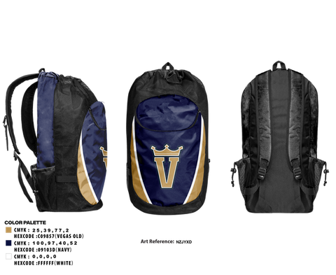 Gear Bag, Valley Kings, Baseball, Teamtime, Team time, sublimation, custom sports apparel, team uniforms, spirit wear, spiritwear, sports uniforms, custom shirts, team store, custom team store, fundraiser sports, apparel fundraiser