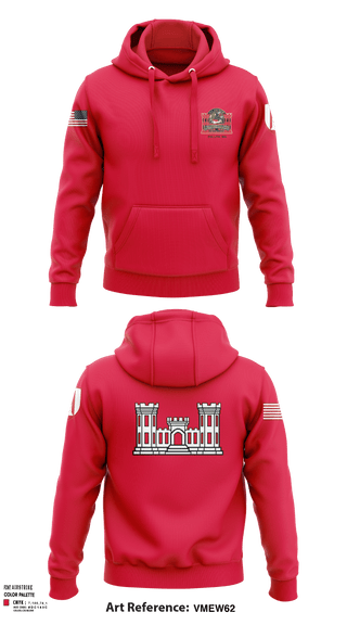 Hoodie, 612 Engineer Detachment, , Teamtime, Team time, sublimation, custom sports apparel, team uniforms, spirit wear, spiritwear, sports uniforms, custom shirts, team store, custom team store, fundraiser sports, apparel fundraiser