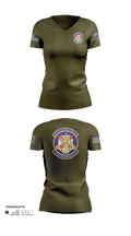 117th Security Forces Squadron 87004274 Women's Short Sleeve V-neck Shirt - 21