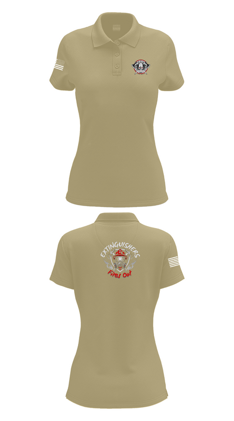 Womens Short Sleeve Performance Polo, HQ PLT, HHC, 508th MP BN (D), , Teamtime, Team time, sublimation, custom sports apparel, team uniforms, spirit wear, spiritwear, sports uniforms, custom shirts, team store, custom team store, fundraiser sports, apparel fundraiser