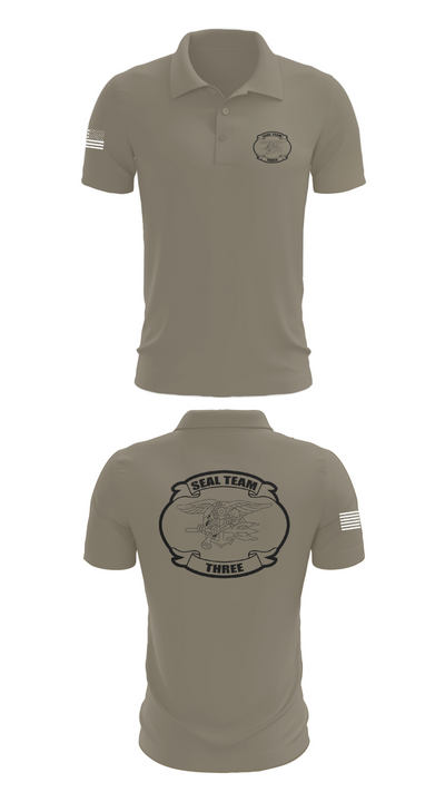 SEAL team 3 31272600 Short Sleeve Performance Polo - 64