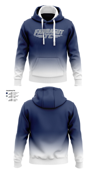 Hoodie, Farragut Track Club, Track & Field, Teamtime, Team time, sublimation, custom sports apparel, team uniforms, spirit wear, spiritwear, sports uniforms, custom shirts, team store, custom team store, fundraiser sports, apparel fundraiser
