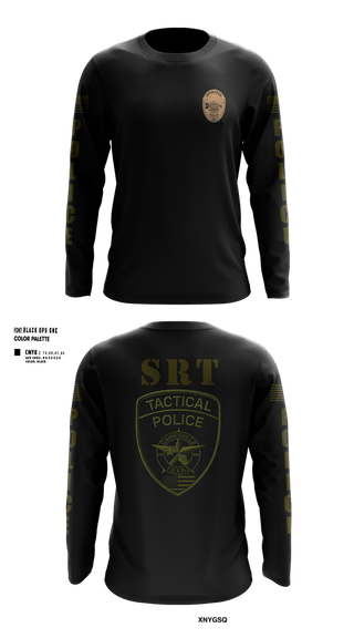 Long Sleeve Performance Shirt, GAINESVILLE PD SRT, Police, Teamtime, Team time, sublimation, custom sports apparel, team uniforms, spirit wear, spiritwear, sports uniforms, custom shirts, team store, custom team store, fundraiser sports, apparel fundraiser