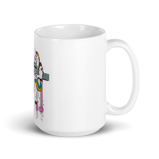 Bussy Squad 89240186 White Glossy Mug - Small