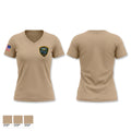 MVSD Women's Short Sleeve V-neck Shirt - 1