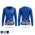 Huskies Women's Long Sleeve V-neck Shirt - 1