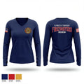 Plymouth Township Firefighters Charities 45333057 Women's Long Sleeve V-neck Shirt - 1