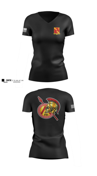 Womens Short Sleeve Vneck Shirt, 135th FSC, Army, Teamtime, Team time, sublimation, custom sports apparel, team uniforms, spirit wear, spiritwear, sports uniforms, custom shirts, team store, custom team store, fundraiser sports, apparel fundraiser