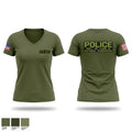 DOCARE Women's Short Sleeve V-neck Shirt - 3