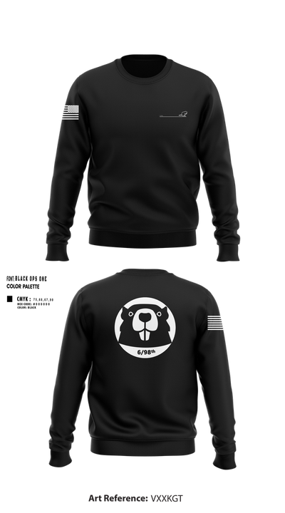 6/98 18800619 Crew Neck Sweatshirt - 100