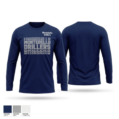 Montebello Drillers Long Sleeve Performance Shirt 2