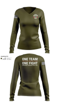 Universal Boxing Gym 90874123 Women's Long Sleeve V-neck Shirt - 22