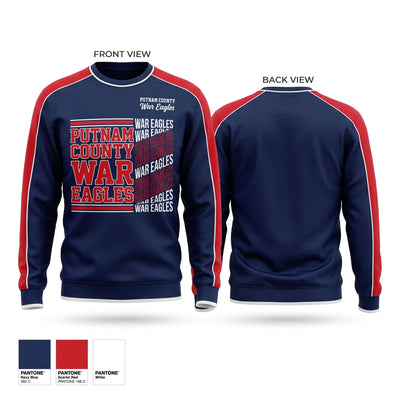 PUTNAM COUNTY War Eagles Crew Neck Sweatshirt - 1
