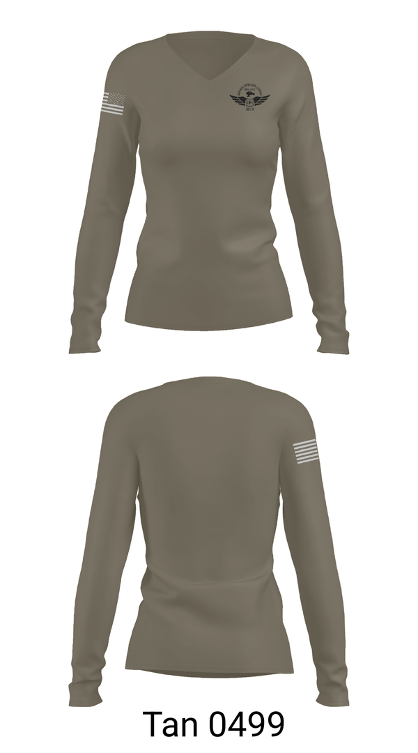 Womens Long Sleeve Vneck Shirt, Engine 611, , Teamtime, Team time, sublimation, custom sports apparel, team uniforms, spirit wear, spiritwear, sports uniforms, custom shirts, team store, custom team store, fundraiser sports, apparel fundraiser