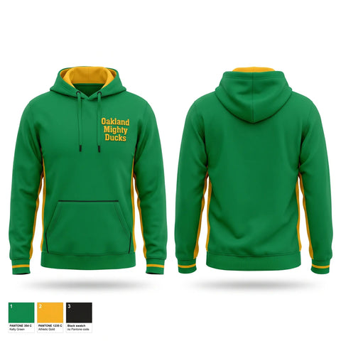 Hoodie, Oakland Mighty Ducks, , Teamtime, Team time, sublimation, custom sports apparel, team uniforms, spirit wear, spiritwear, sports uniforms, custom shirts, team store, custom team store, fundraiser sports, apparel fundraiser