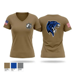 Womens Short Sleeve Vneck Shirt, NRC MAnchester, Navy, Teamtime, Team time, sublimation, custom sports apparel, team uniforms, spirit wear, spiritwear, sports uniforms, custom shirts, team store, custom team store, fundraiser sports, apparel fundraiser