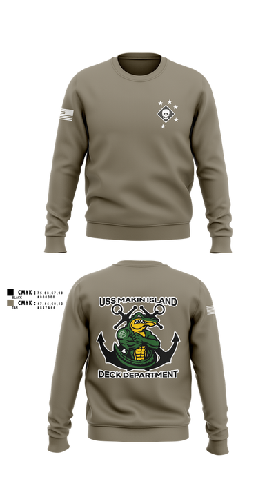 DECK DEPARTMENT 16334111 Crew Neck Sweatshirt - 1