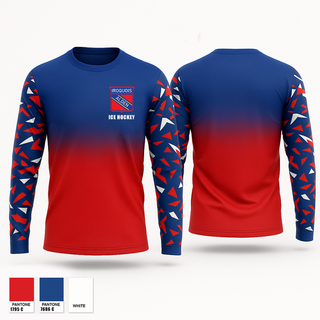 Long Sleeve Performance Shirt, Iroquois Alden Ice Hockey, Ice Hockey, Teamtime, Team time, sublimation, custom sports apparel, team uniforms, spirit wear, spiritwear, sports uniforms, custom shirts, team store, custom team store, fundraiser sports, apparel fundraiser