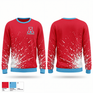 Crew Neck Sweatshirt, Antonian College Prep Baseball, Baseball, Teamtime, Team time, sublimation, custom sports apparel, team uniforms, spirit wear, spiritwear, sports uniforms, custom shirts, team store, custom team store, fundraiser sports, apparel fundraiser