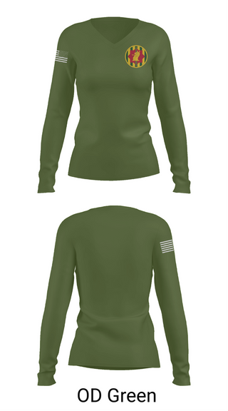 Womens Long Sleeve Vneck Shirt, 89th military police brigade, , Teamtime, Team time, sublimation, custom sports apparel, team uniforms, spirit wear, spiritwear, sports uniforms, custom shirts, team store, custom team store, fundraiser sports, apparel fundraiser