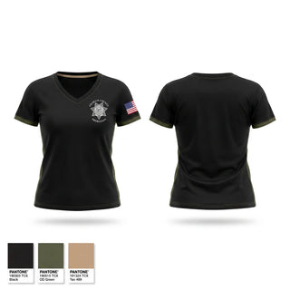 Womens Short Sleeve Vneck Shirt, Graham County Probation, Police, Teamtime, Team time, sublimation, custom sports apparel, team uniforms, spirit wear, spiritwear, sports uniforms, custom shirts, team store, custom team store, fundraiser sports, apparel fundraiser