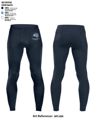 Indian River Wolves 97303805 Compression Leggings - 1