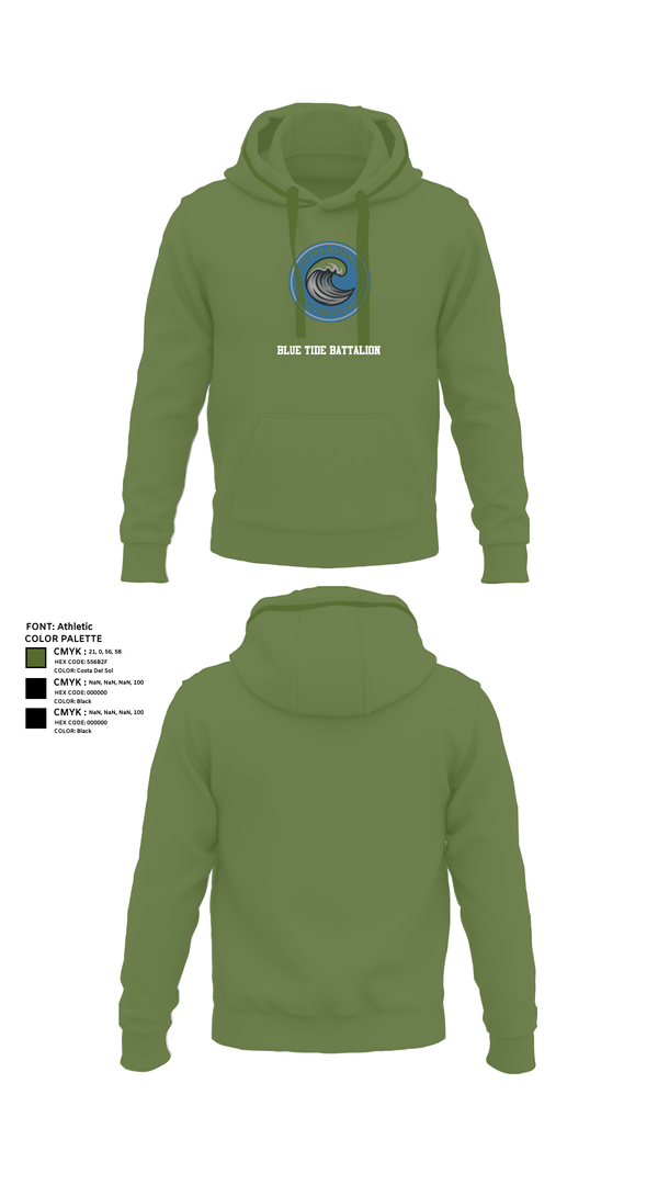 Hoodie, Blue Tide Battalion, , Teamtime, Team time, sublimation, custom sports apparel, team uniforms, spirit wear, spiritwear, sports uniforms, custom shirts, team store, custom team store, fundraiser sports, apparel fundraiser