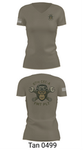 87th CEC-A FMT PLT 27162663 Women's Short Sleeve V-neck Shirt - 68