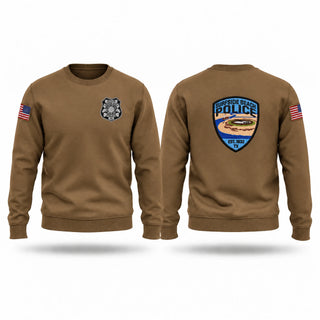 Crew Neck Sweatshirt, Surfside Beach Tx, Police, Police, Teamtime, Team time, sublimation, custom sports apparel, team uniforms, spirit wear, spiritwear, sports uniforms, custom shirts, team store, custom team store, fundraiser sports, apparel fundraiser