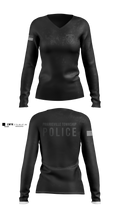 Prairieville Township police Women's Long Sleeve V-neck Shirt - 7