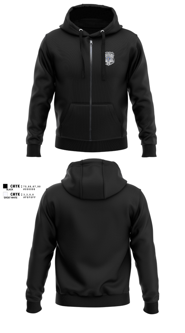 Zip Hoodie, Shorewood Hills Police, Police, Teamtime, Team time, sublimation, custom sports apparel, team uniforms, spirit wear, spiritwear, sports uniforms, custom shirts, team store, custom team store, fundraiser sports, apparel fundraiser