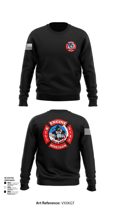 Station 19 Crew Neck Sweatshirt - 101