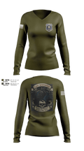 Trumbull County Homicide Investigation and Prosecution Unit 91481755 Women's Long Sleeve V-neck Shirt - 3
