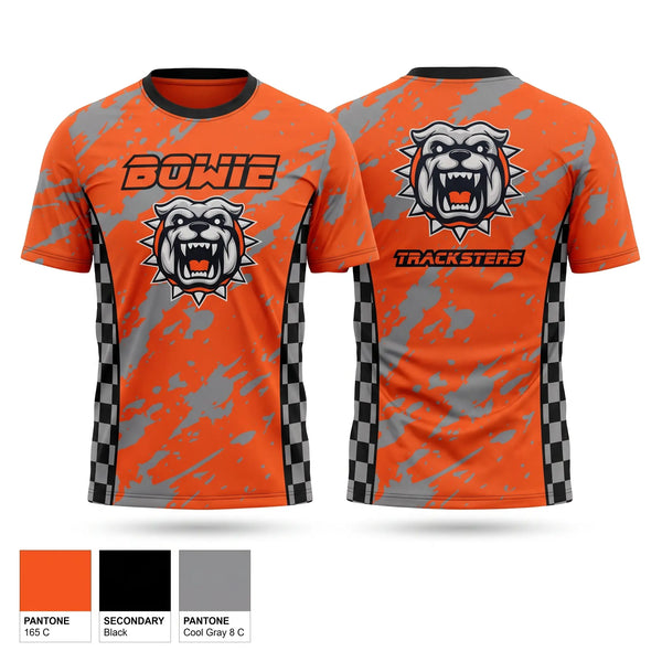 Short Sleeve Performance Shirt, Bowie Boys & Girls Club Tracksters, Track & Field, Teamtime, Team time, sublimation, custom sports apparel, team uniforms, spirit wear, spiritwear, sports uniforms, custom shirts, team store, custom team store, fundraiser sports, apparel fundraiser