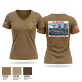 USS Nebraska 88372411 Women's Short Sleeve V-neck Shirt - 1