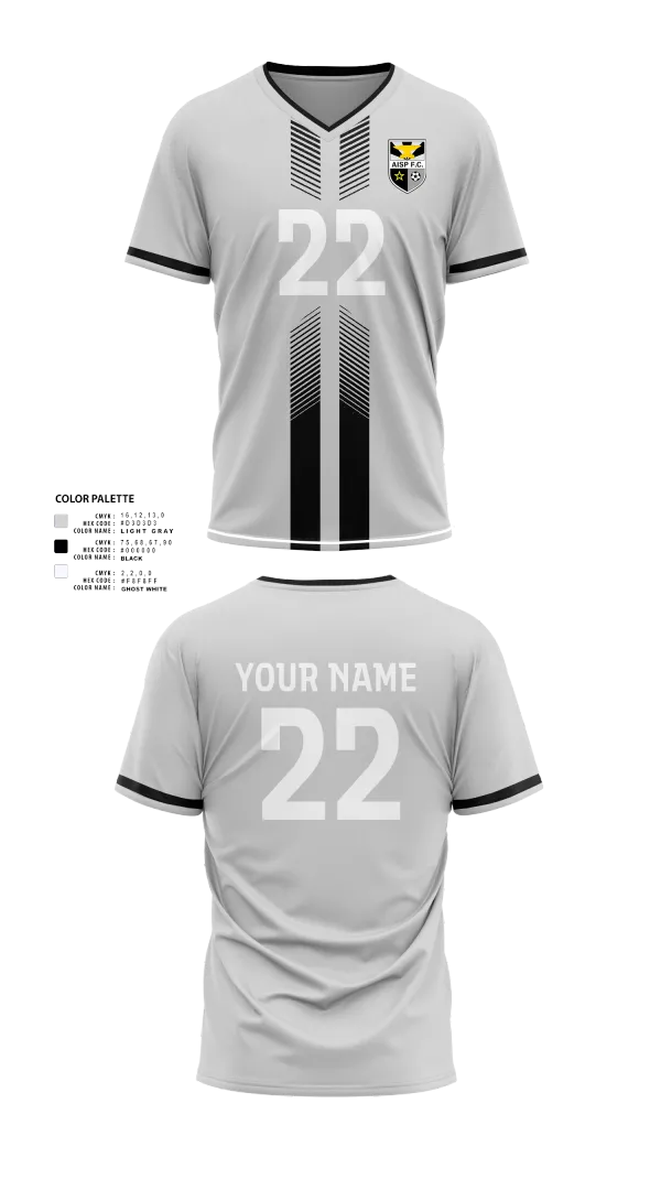 Mens Soccer Jersey, AISP F.C., Men's Soccer, Teamtime, Team time, sublimation, custom sports apparel, team uniforms, spirit wear, spiritwear, sports uniforms, custom shirts, team store, custom team store, fundraiser sports, apparel fundraiser
